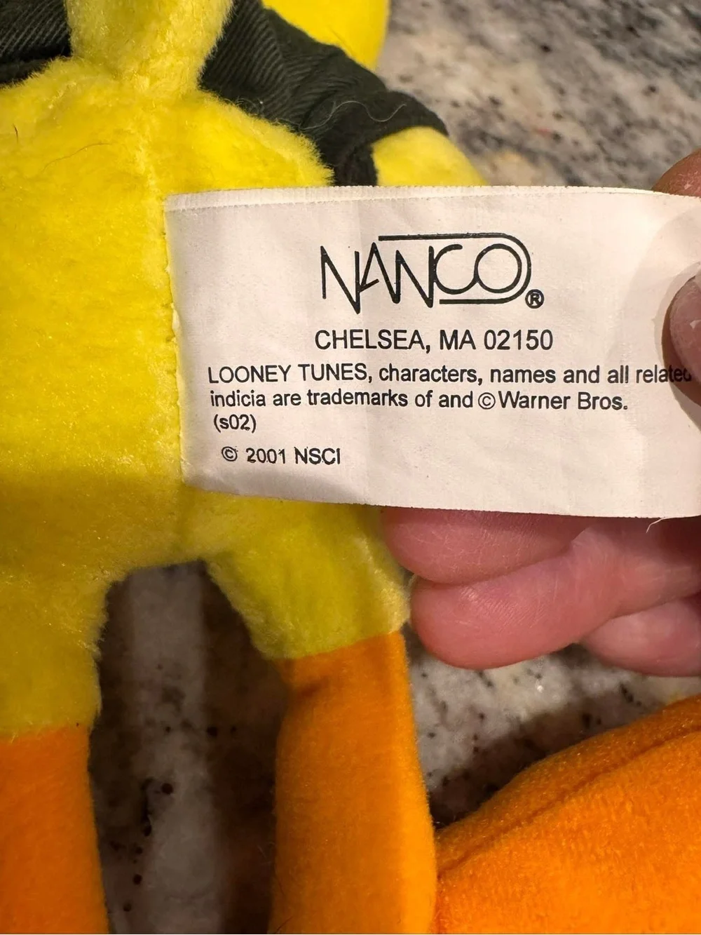 Vintage Tweety Air Force Plush Toy - Stuffed Animal 14in tall